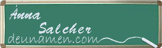 Änna Salcher Visitenkarte